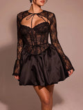 Esther Puffball Mini Dress - Fashion Pov