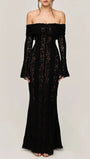 Eva Off Shoulder Maxi Dress - Fashion Pov