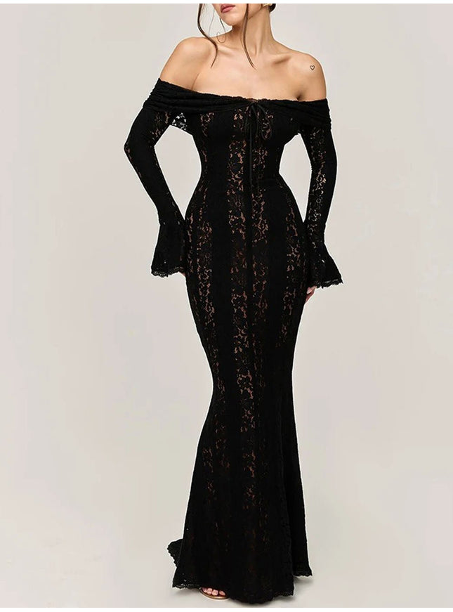 Eva Off Shoulder Maxi Dress - Fashion Pov