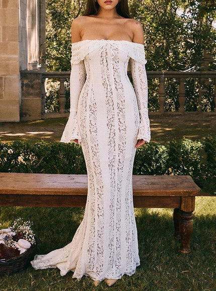 Eva Off Shoulder Maxi Dress - Fashion Pov