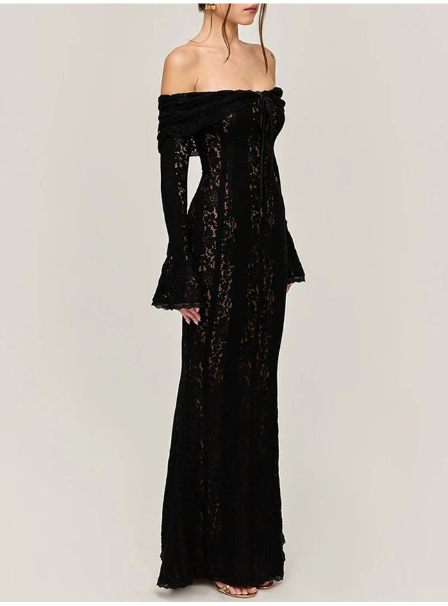 Eva Off Shoulder Maxi Dress - Fashion Pov