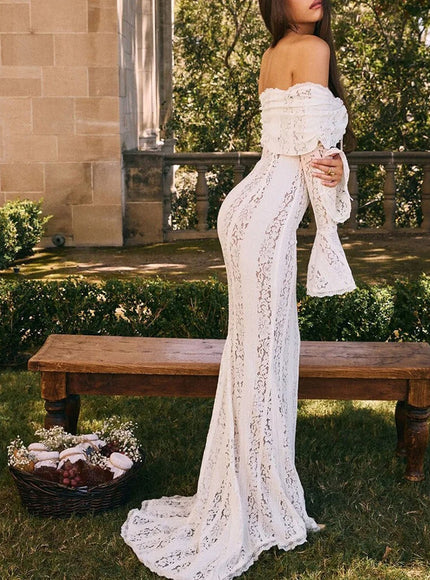 Eva Off Shoulder Maxi Dress - Fashion Pov