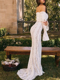 Eva Off Shoulder Maxi Dress - Fashion Pov