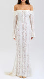 Eva Off Shoulder Maxi Dress - Fashion Pov