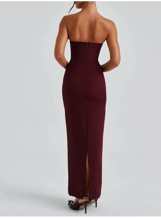 Evangeline Backless Maxi Dress - Fashion Pov