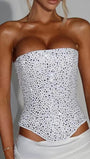 Evelina Crystal Corset Skirt Set - Fashion Pov
