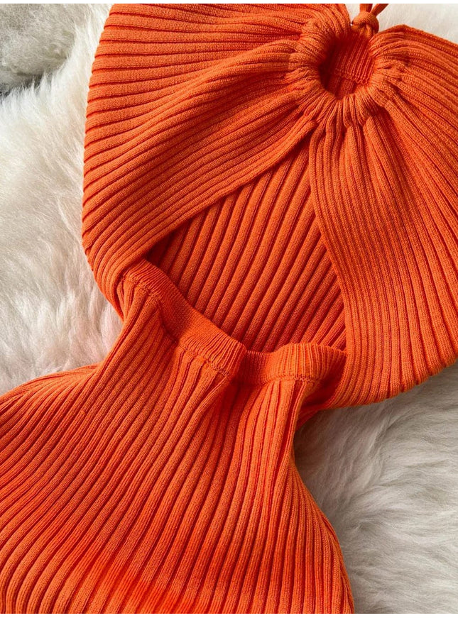 Evie Bodycon Knitted Midi Dress - Fashion Pov