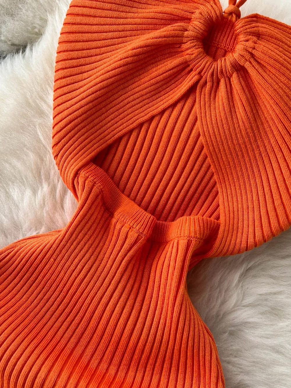 Evie Bodycon Knitted Midi Dress - Fashion Pov