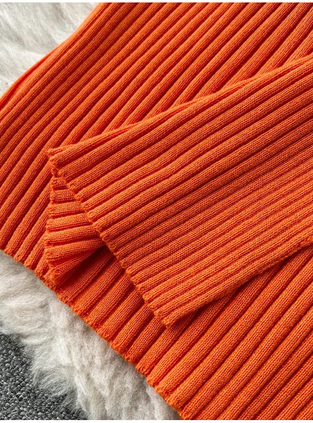 Evie Bodycon Knitted Midi Dress - Fashion Pov
