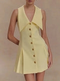 Faith Single Breasted Mini Dress