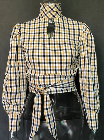 Felicity Backless Shirt - Fashion Pov