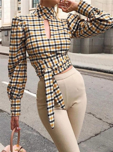 Felicity Backless Shirt - Fashion Pov