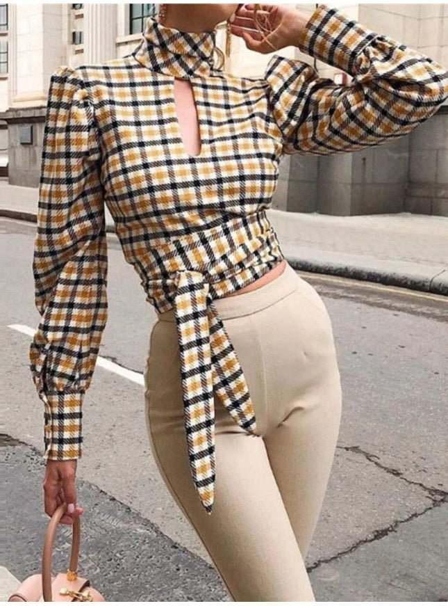 Felicity Backless Shirt - Fashion Pov