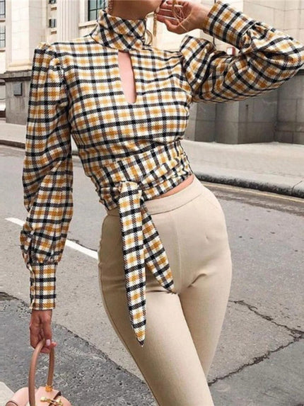 Felicity Backless Shirt - Fashion Pov