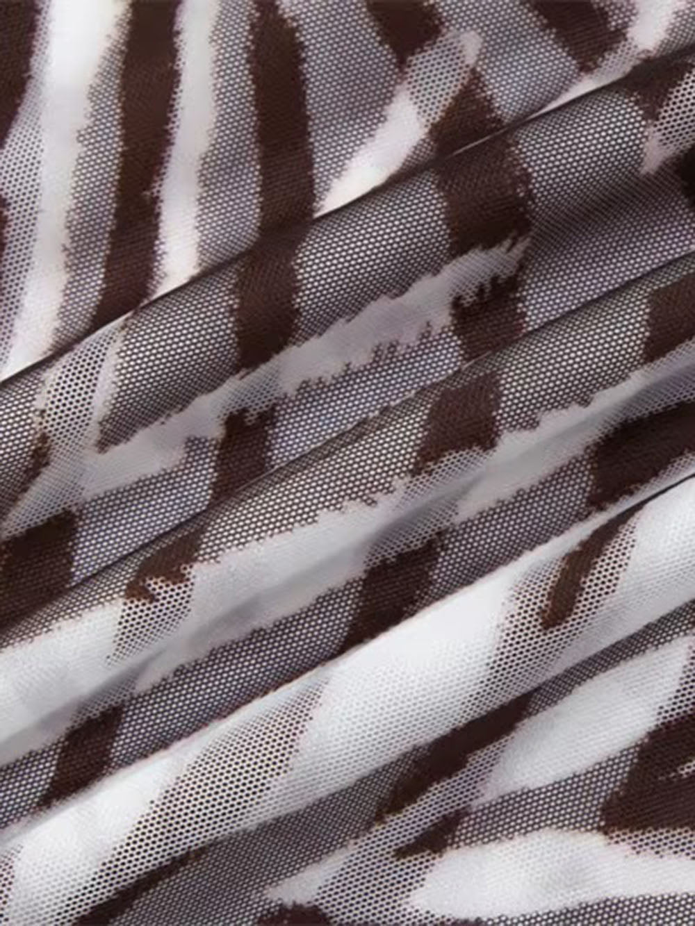 Fiona Zebra Lace Slip Mini Dress - Fashion Pov