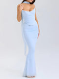 Flora Strapless Top & Skirt Set - Fashion Pov