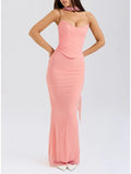 Flora Strapless Top & Skirt Set - Fashion Pov