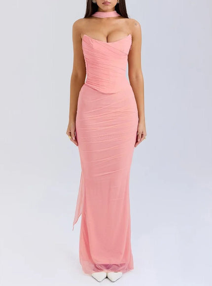 Flora Strapless Top & Skirt Set - Fashion Pov