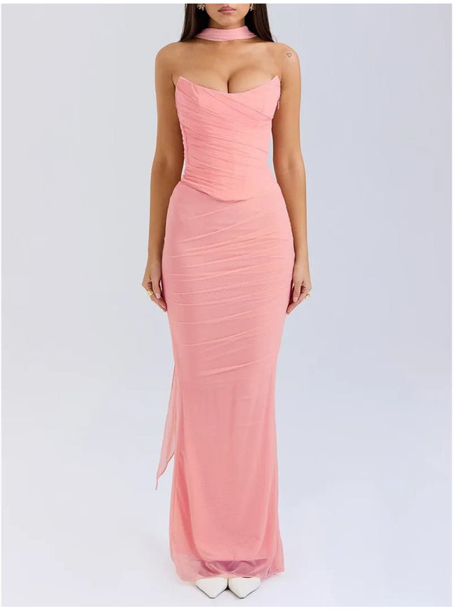 Flora Strapless Top & Skirt Set - Fashion Pov