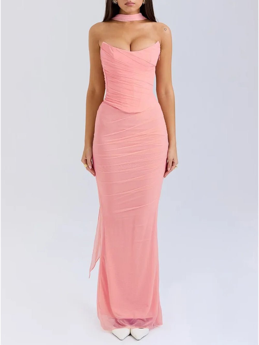 Flora Strapless Top & Skirt Set - Fashion Pov