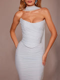 Flora Strapless Top & Skirt Set - Fashion Pov