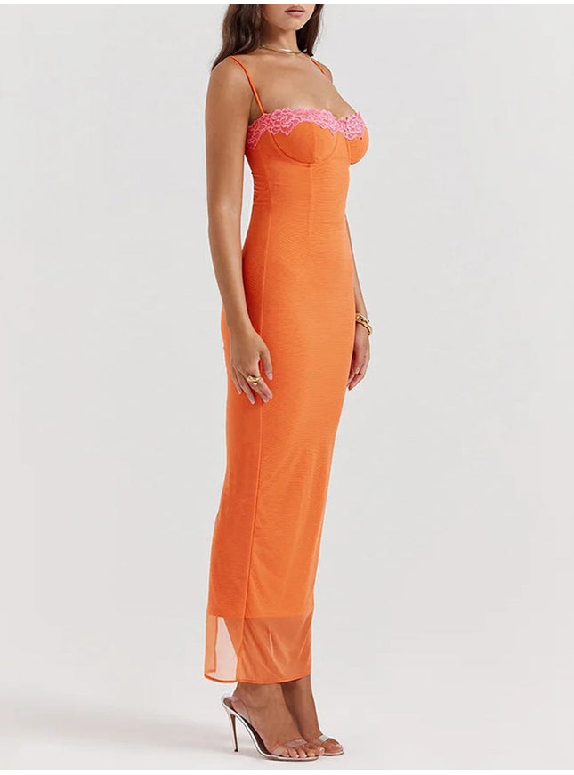 Francesca Bodycon Backless Maxi Dress - Fashion Pov