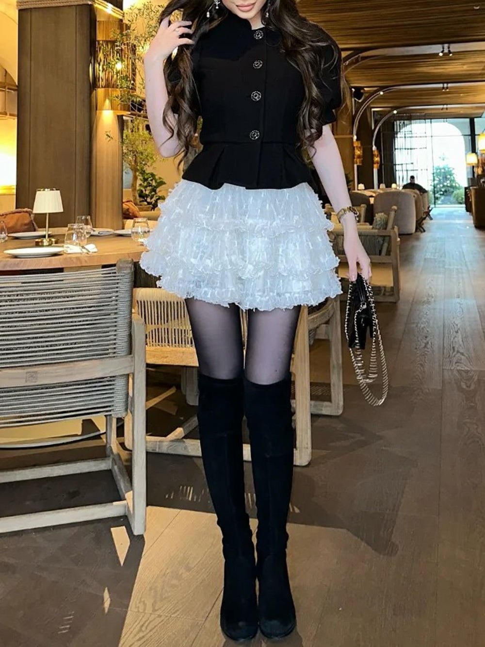 Freya Short Sleeve Mini Dress - Fashion Pov