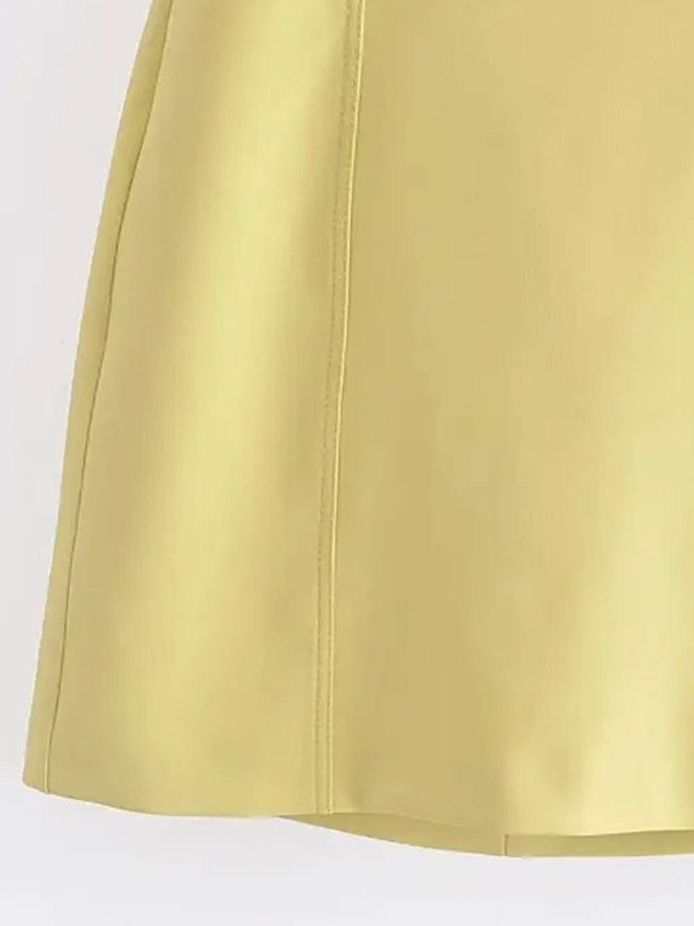 freya strapless hollow out mini dress Freya Strapless Hollow Out Mini Dress Yellow / S