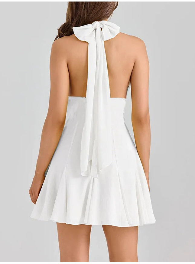 Gemma Lace Patchwork Mini Dress - Fashion Pov