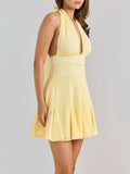 Gemma Lace Patchwork Mini Dress - Fashion Pov