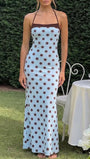 Gemma Polka Dot Maxi Dress - Fashion Pov