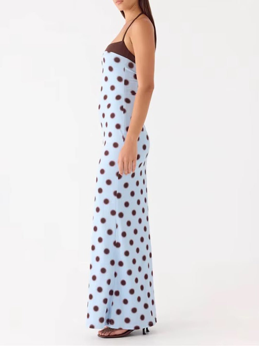 Gemma Polka Dot Maxi Dress - Fashion Pov