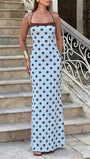 Gemma Polka Dot Maxi Dress - Fashion Pov