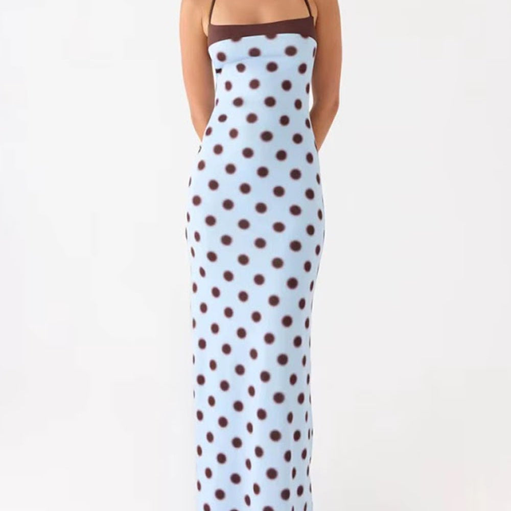 Gemma Polka Dot Maxi Dress - Fashion Pov