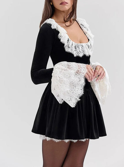 Genevieve Long Sleeve Mini Dress - Fashion Pov