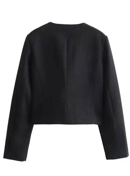 Georgia Long Sleeve Demi Coat - Fashion Pov
