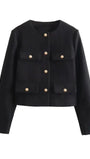 Georgia Long Sleeve Demi Coat - Fashion Pov