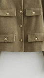 Georgia Long Sleeve Demi Coat - Fashion Pov