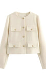 Georgia Long Sleeve Demi Coat - Fashion Pov