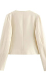 Georgia Long Sleeve Demi Coat - Fashion Pov