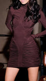 Gianna Leopard Backless Mini Dress Desert Leopard - Fashion Pov