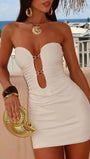 Giselle Cutout Strapless Mini Dress - Fashion Pov