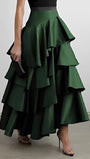 Giselle Tiered Ruffle Maxi Skirt - Fashion Pov