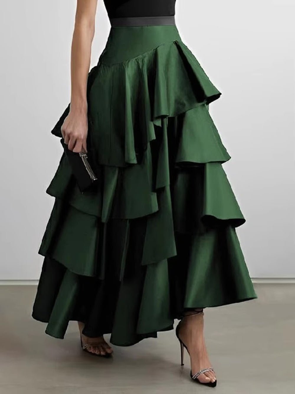 Giselle Tiered Ruffle Maxi Skirt - Fashion Pov