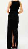 Giselle Velvet Column Maxi Dress - Fashion Pov