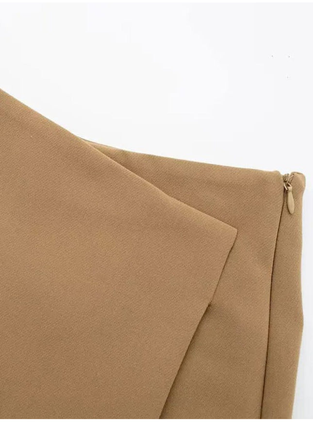 Grace Asymmetric Mini Skirt - Fashion Pov