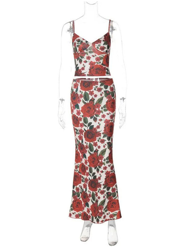 Grace Sleeveless Top & Skirt Set - Fashion Pov