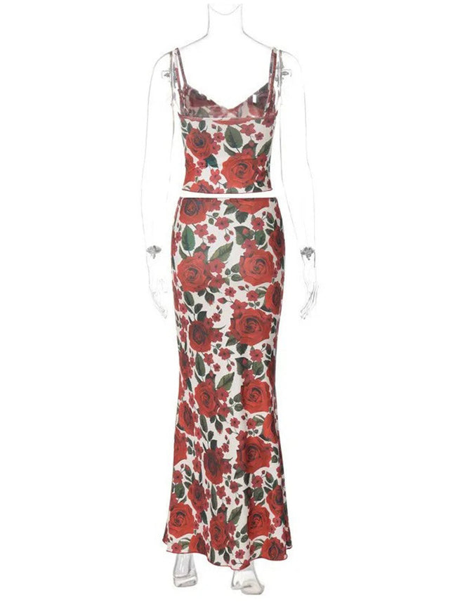 Grace Sleeveless Top & Skirt Set - Fashion Pov
