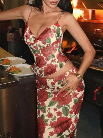 Grace Sleeveless Top & Skirt Set - Fashion Pov