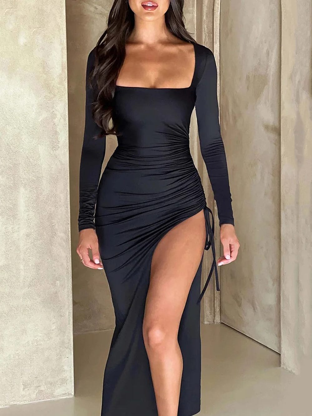 Greta Bodycon Maxi Dress - Fashion Pov
